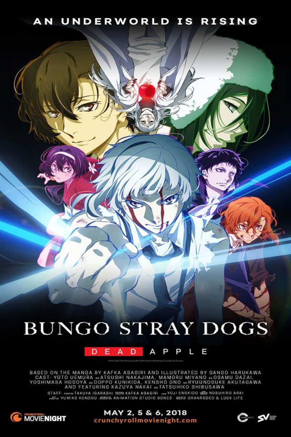 Bungou Stray Dogs: Dead Apple (2018) คณะประพันธ์จรจัด